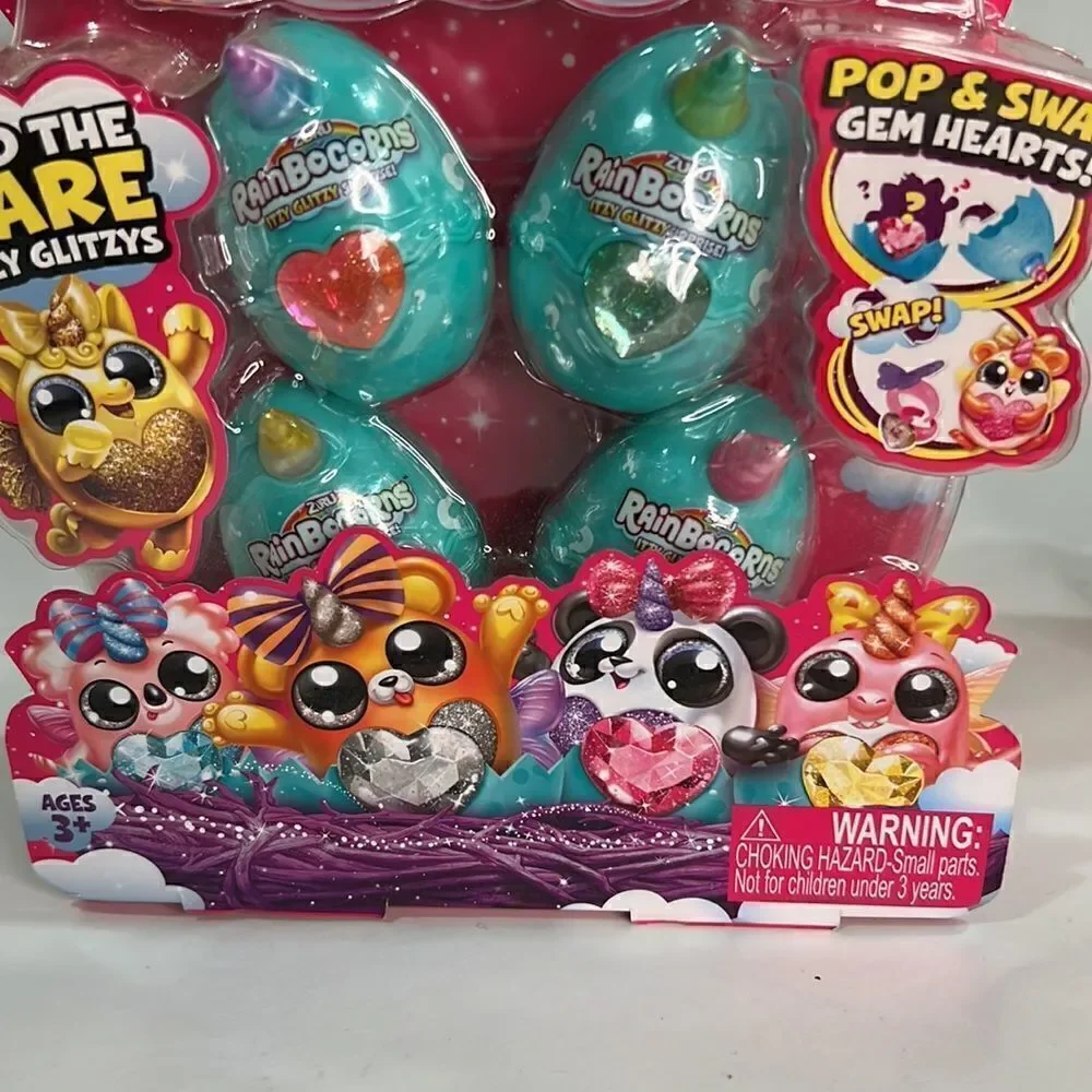 Ziti Rainbocorns Itzy Glitzy Surprise! pack of 4. NIB